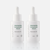Kit com 2 Séruns Concentrados de Niacinamida