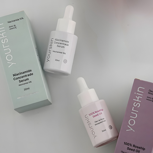 Kit com 1 Óleo de Rosa Mosqueta + 1 Sérum Niacinamida 10%